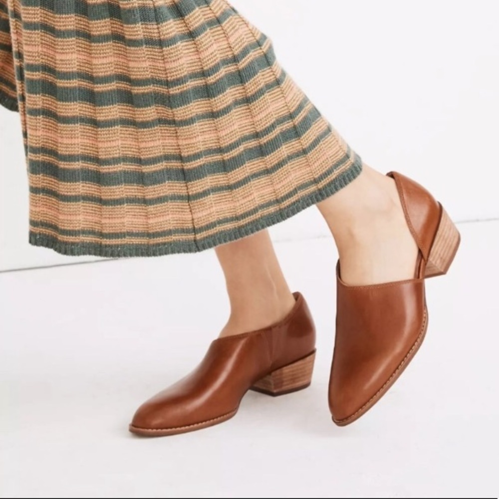 Madewell Brown Lucie Leather Bootie Size 8